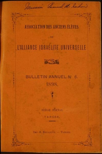 Association des anciens élèves de l'AIU Vol.06 1898